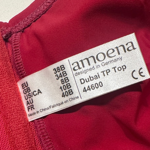 Amoena Dubai Two-Piece Burgundy Bikini Set - Picture 8 of 8